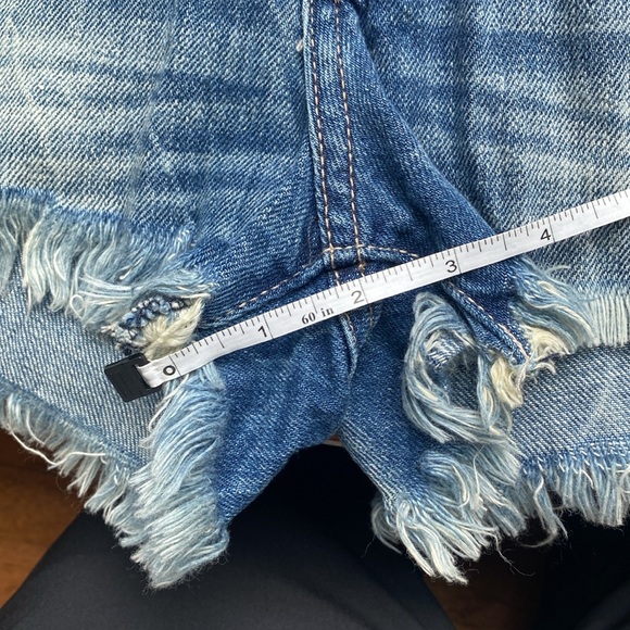 Abercrombie and Fitch Distressed Jean Shorts - Picture 9 of 11